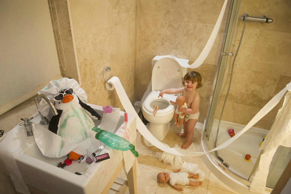 Ваш дом опасен для ребёнка!? ванная
