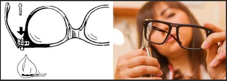 Как склеить очки из пластика? 3