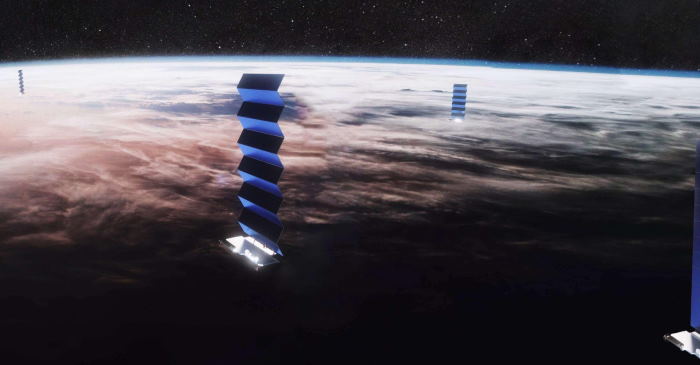 Геомагнитная буря не позволила выйти на орбиту 40 спутникам Starlink